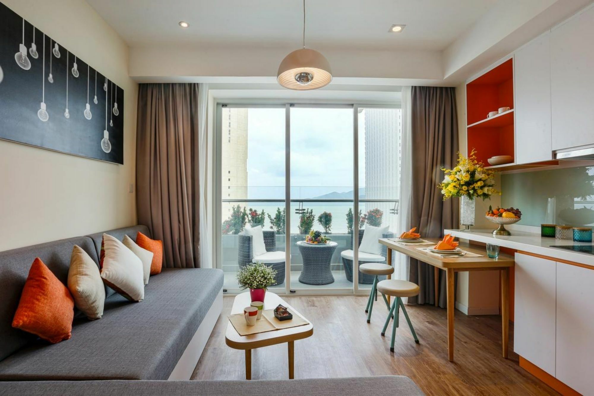 Parama Apartments Balcony Beachfront 나트랑 외부 사진